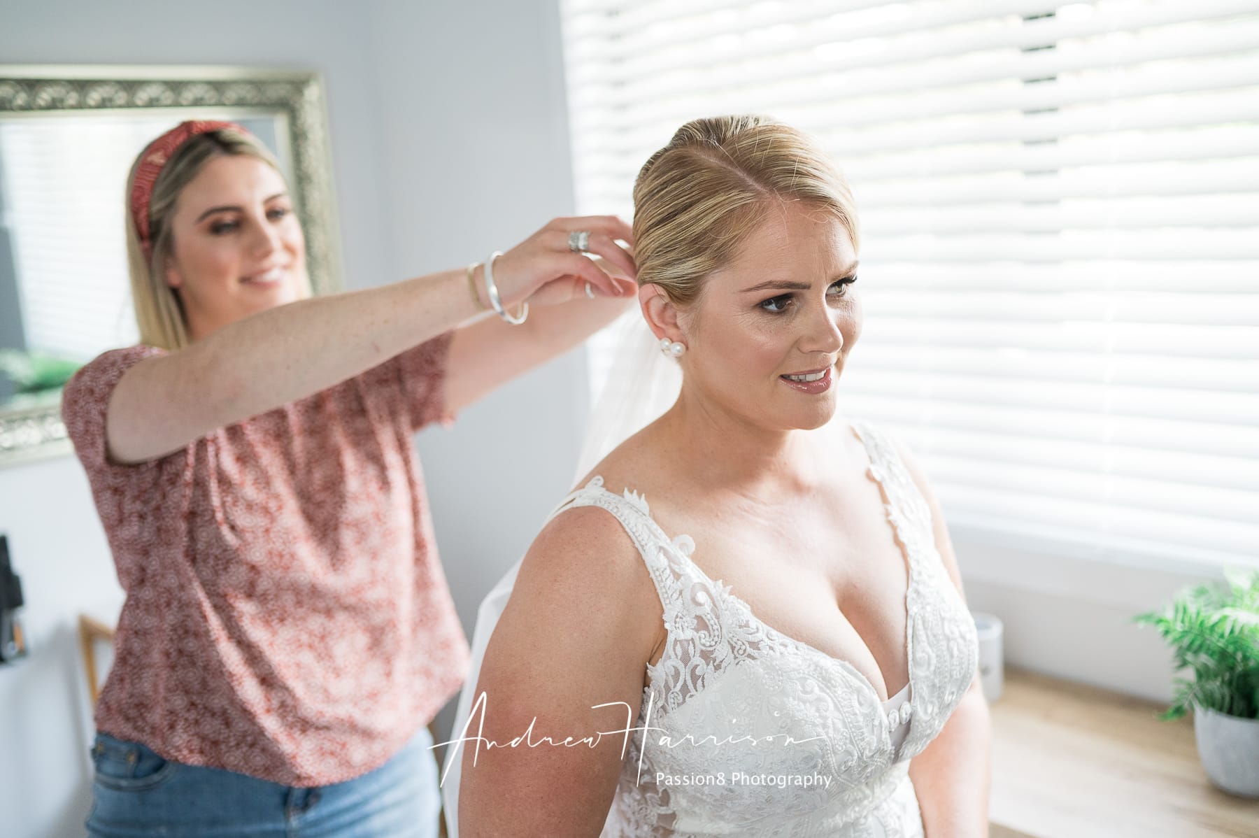 bride getting ready