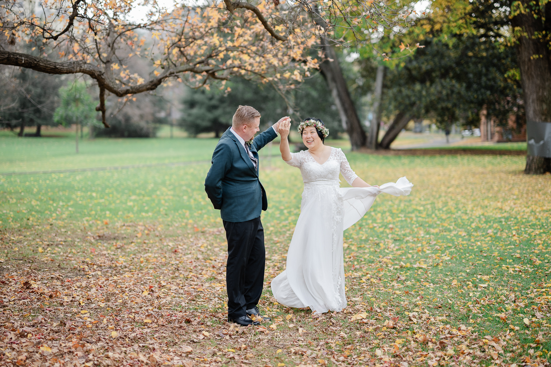 happy couple married