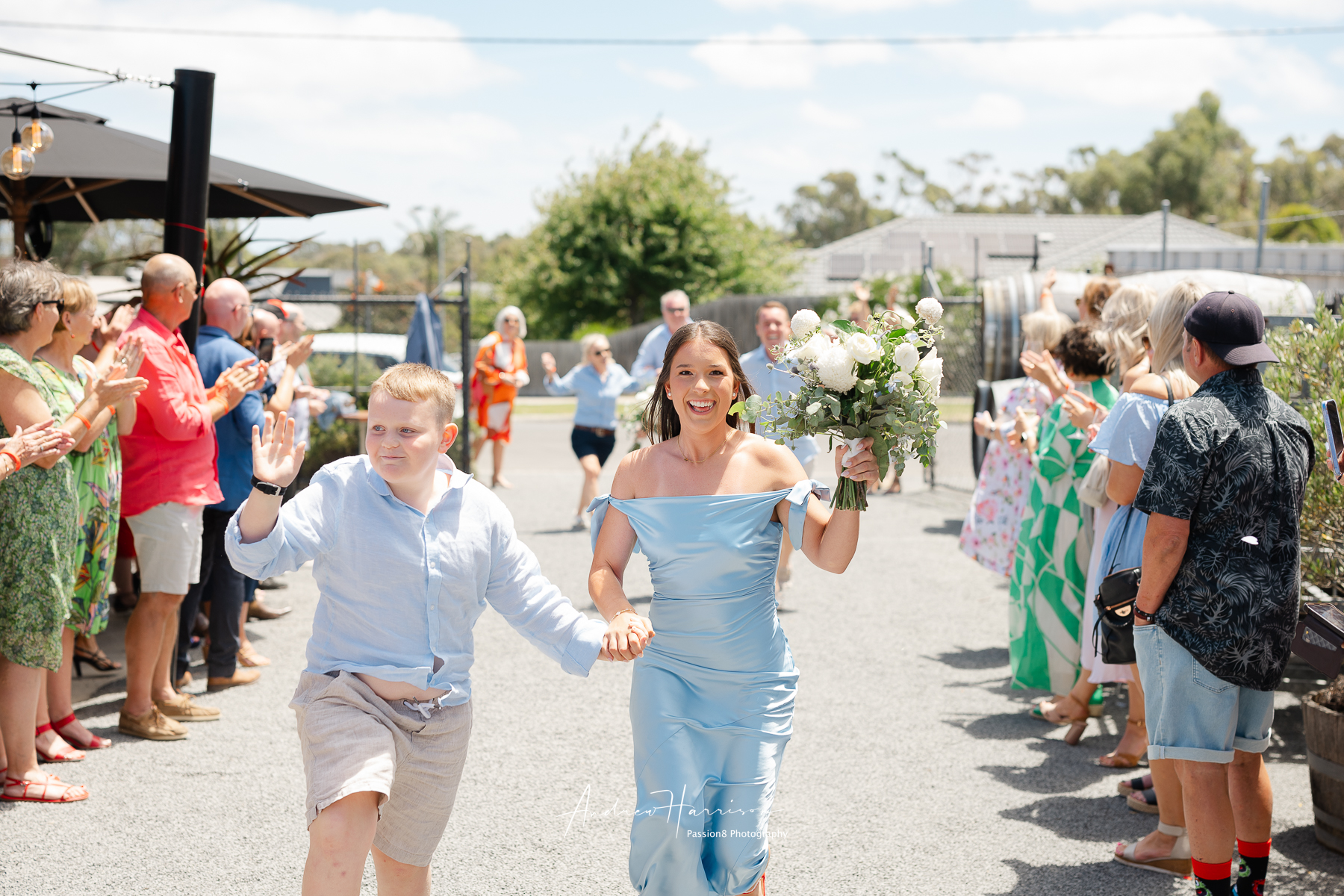 dirty three wines wedding