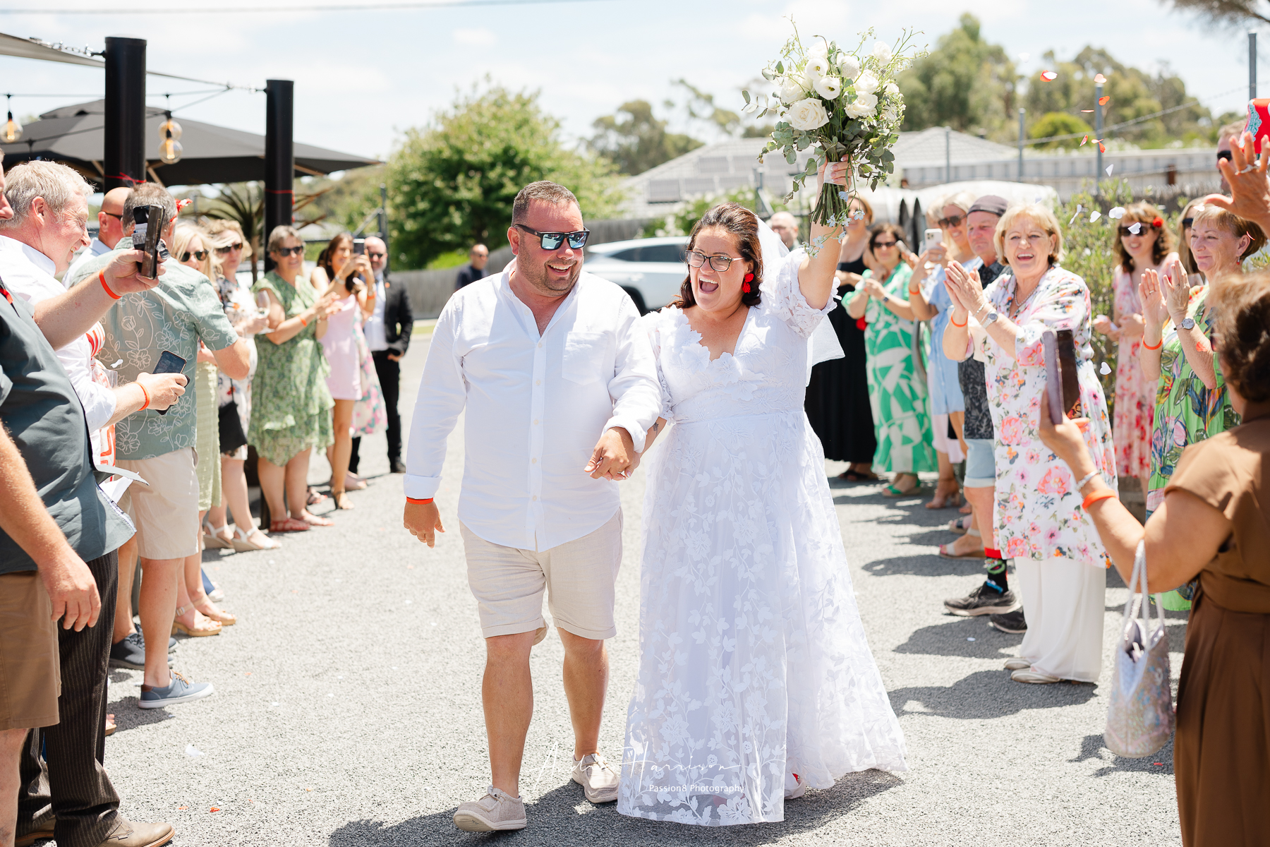 dirty three wines wedding