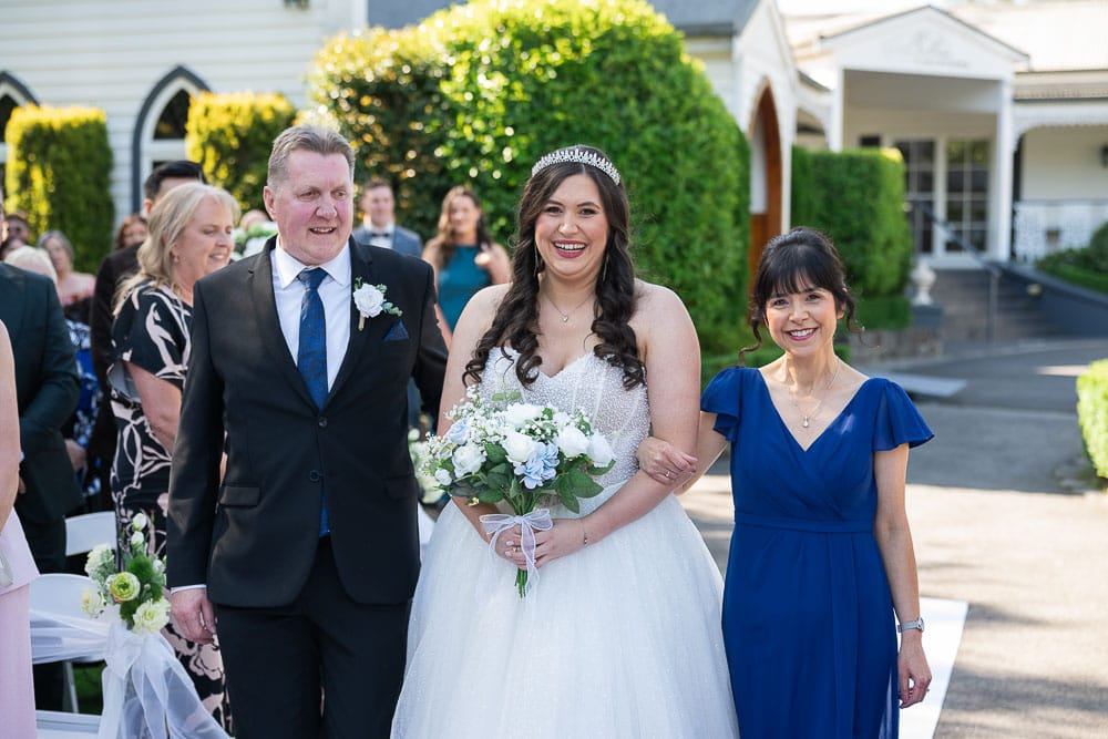 entrance to the wedding