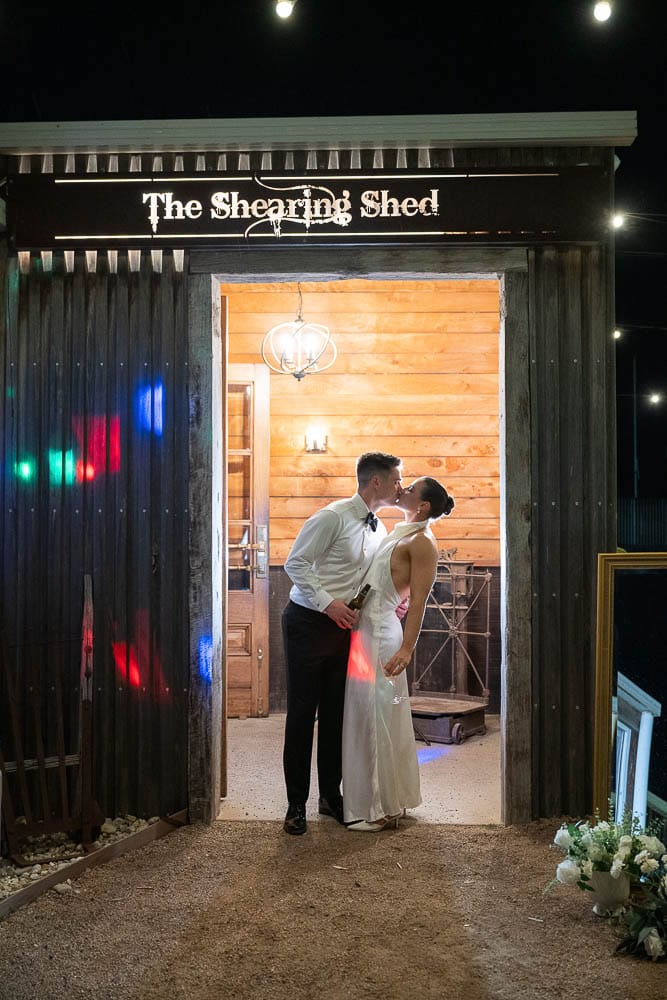 Weddings Shearing Shed Cowes